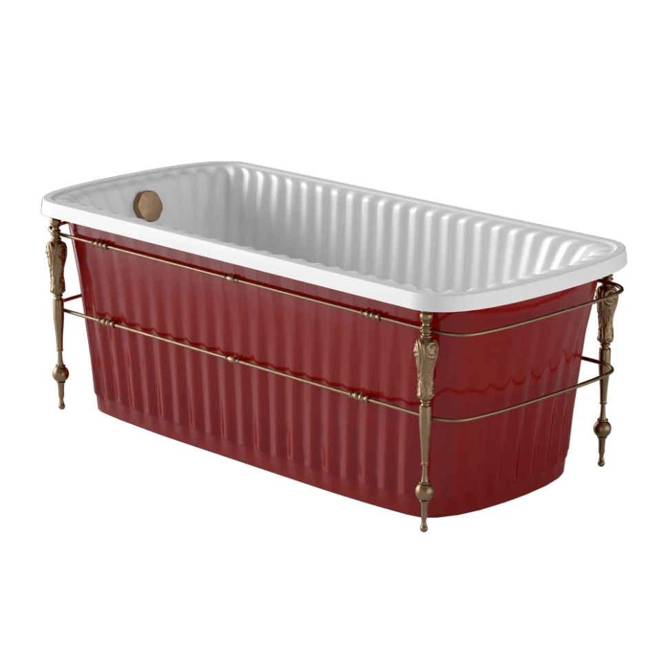 Ванна Migliore Olivia Console 24267 красная, бронза