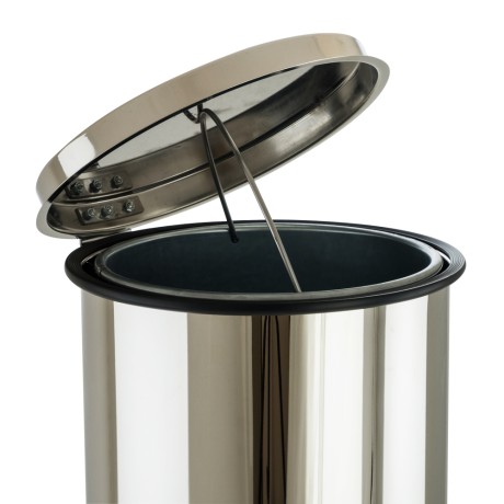 COMPLEMENTI Ведро мусорное 18 л, D26, H58 cm, хром