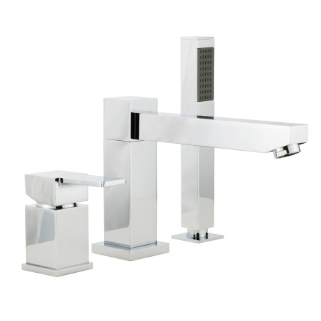 KVANT См-ль на борт ванны моноком., на 3 отв., хром