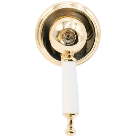 OXFORD См-ль скрытого монтажа моноком., ручка белая, золото