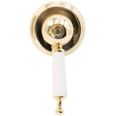 OXFORD См-ль скрытого монтажа моноком., ручка белая, золото