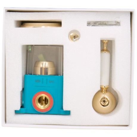 OXFORD См-ль скрытого монтажа моноком., ручка белая, золото