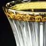DECOR Ваза H40 см, хрусталь/декор золото 24К