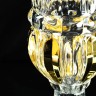 DECOR Ваза H40 см, хрусталь/декор золото 24К