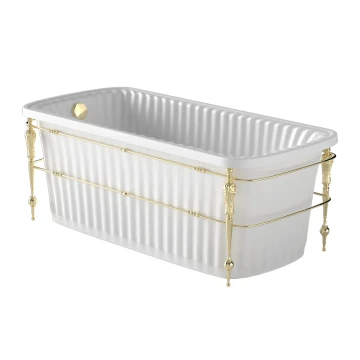 Ванна Migliore Olivia Console 24377 белая, золото