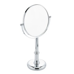 JERRI Зеркало оптическое настольное, d18xh35х12 см. (3Х), хром