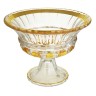 DECOR Ваза D31 см, хрусталь/декор золото 24К
