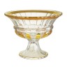 DECOR Ваза D31 см, хрусталь/декор золото 24К