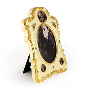 BAROQUE Рамка для фотографий 28хН40 см, керамика, цвет кремовый, декор золото