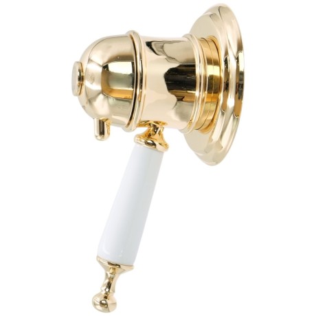 OXFORD См-ль скрытого монтажа моноком., термостат., ручка белая, золото