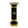 FIORI GOLD Колонна напольная Н86 см, керамика, цвет черный, декор золото