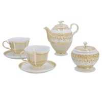 Чайный набор "Чай вдвоем" (чайник, сахарница, 2 чайные пары)