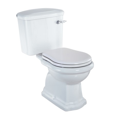 BELLA Комплект унитаз моноблок выпуск в пол, бачок с ручкой хром, белый (БЕЗ КРЫШКИ)