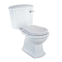 BELLA Комплект унитаз моноблок выпуск в пол, бачок с ручкой хром, белый (БЕЗ КРЫШКИ)