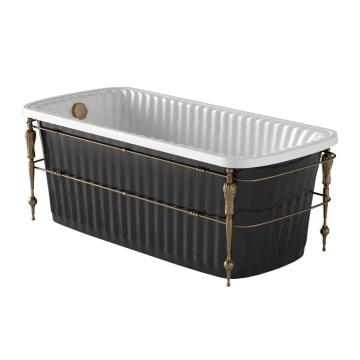 Ванна Migliore Olivia Console 24381 черная, бронза