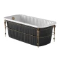 Ванна Migliore Olivia Console 24381 черная, бронза