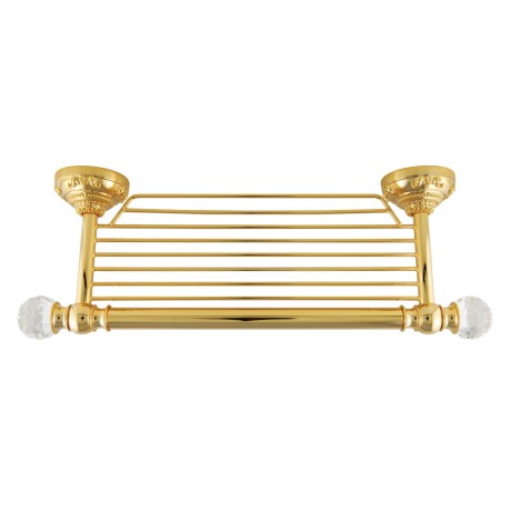 CRISTALIA Полка-решётка, L43 cm, золото/Crystal