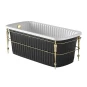 Ванна Migliore Olivia Console 24382 черная, золото