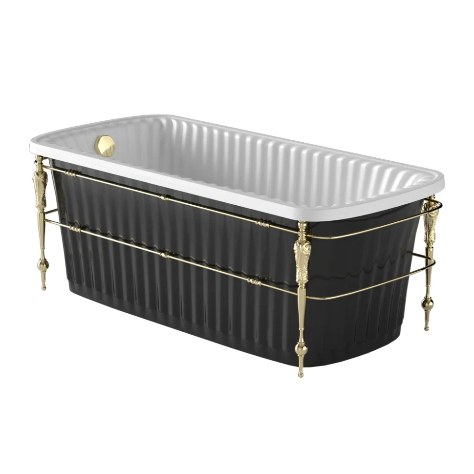 Ванна Migliore Olivia Console 24382 черная, золото