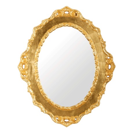 Зеркало фигурное h105x85xP4,5 cm, золото