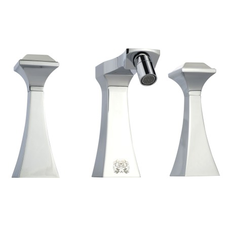 OPERA См-ль д/биде на 3 отв., хром/КЕРАМИКА БЕЛАЯ