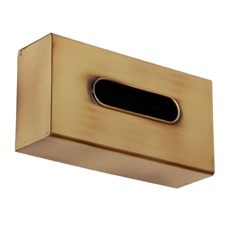 COMPLEMENTI Контейнер Kleenex для салфеток, 25,5x13x7h cm , бронза