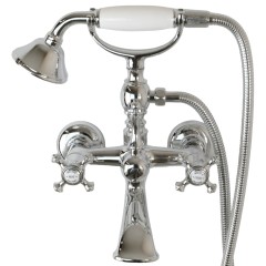 PRESTIGE См-ль д/ванны внешний плоский излив, хром