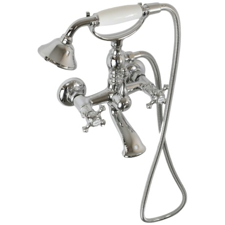 PRESTIGE См-ль д/ванны внешний плоский излив, хром