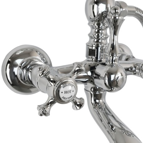 PRESTIGE См-ль д/ванны внешний плоский излив, хром