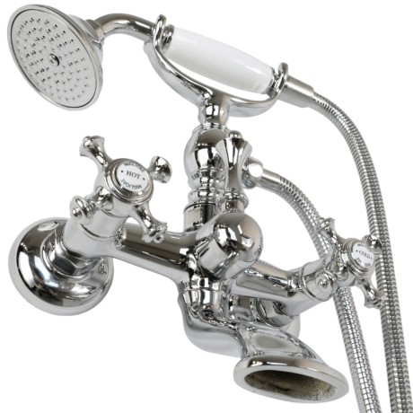 PRESTIGE См-ль д/ванны внешний плоский излив, хром