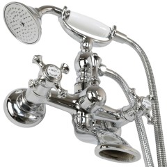 PRESTIGE См-ль д/ванны внешний плоский излив, хром