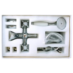 PRESTIGE См-ль д/ванны внешний плоский излив, хром