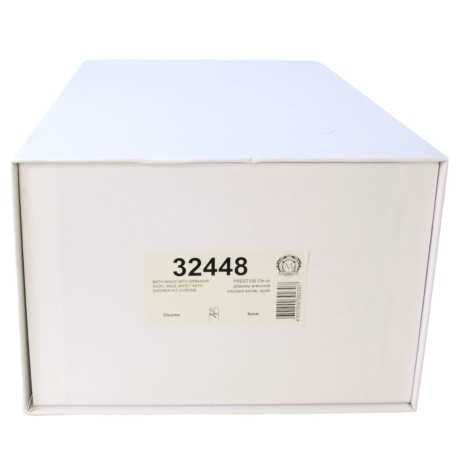 PRESTIGE См-ль д/ванны внешний плоский излив, хром