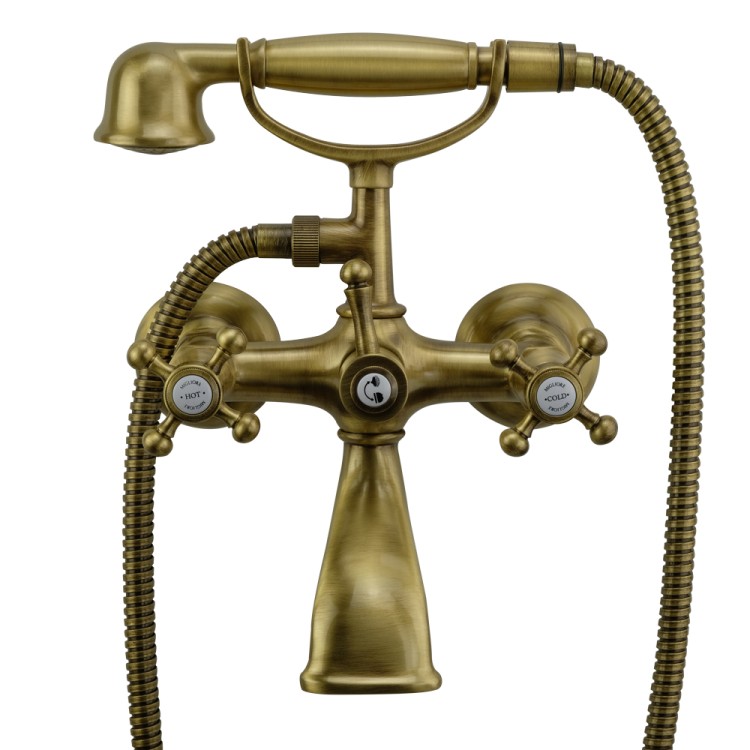 Смеситель для ванны с душем Migliore Lady 18810 бронза
