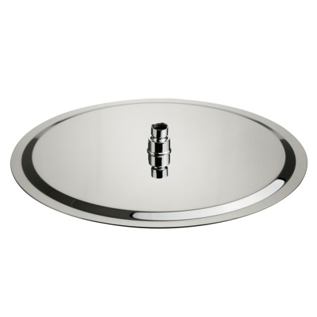 RIMINI Верхний душ, d-400 mm., inox, антикальций, хром