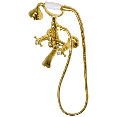 PRESTIGE См-ль д/ванны внешний плоский излив, золото