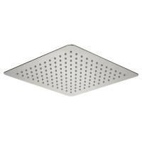 RIMINI Верхний душ, 300x300 mm., inox, антикальций, хром