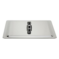 RIMINI Верхний душ, 300x300 mm., inox, антикальций, хром