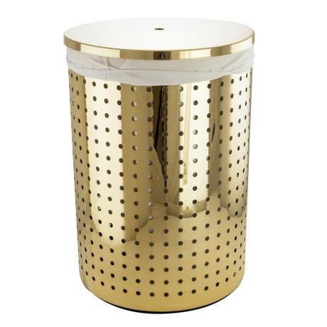 COMPLEMENTI Корзина для белья, 72 литра, D40, H58 cm, золото