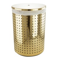 COMPLEMENTI Корзина для белья, 72 литра, D40, H58 cm, золото