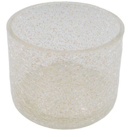 ELISABETTA Баночка высокая, H17 см. с крышкой, стекло/хром