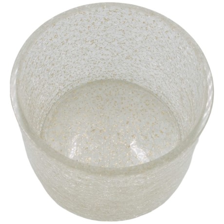 ELISABETTA Баночка высокая, H17 см. с крышкой, стекло/хром