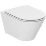 Унитаз подвесной Azzurra Forma 36318 безободковый, Shiny White (белый)
