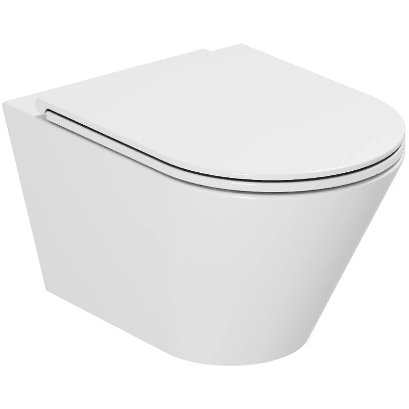 Унитаз подвесной Azzurra Forma 36318 безободковый, Shiny White (белый)