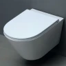 Унитаз подвесной Azzurra Forma 36318 безободковый, Shiny White (белый) — фото 2