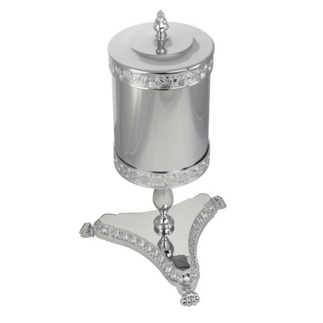 ELISABETTA Ведро мусорное на подставке, 5 л., H58 cм, хром