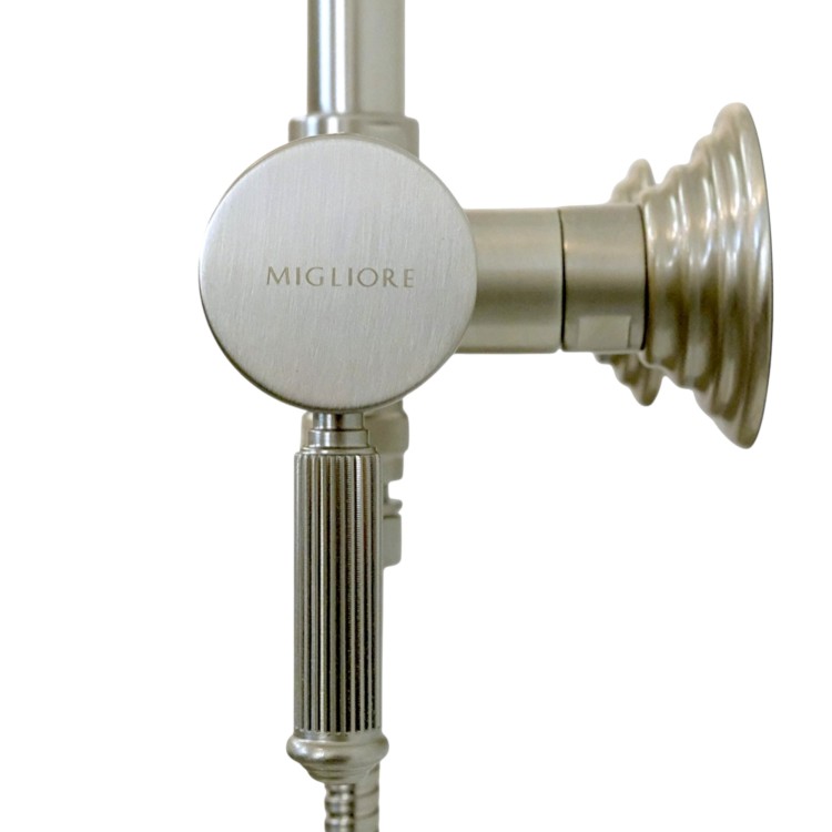Душевой гарнитур Migliore Velvet Lux 36486 брашированный никель