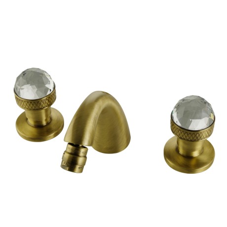 AXO SWAROVSKI См-ль д/биде, на 3 отв., бронза