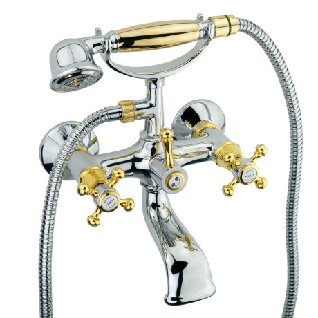 LADY См-ль д/ванны внешний, хром/золото