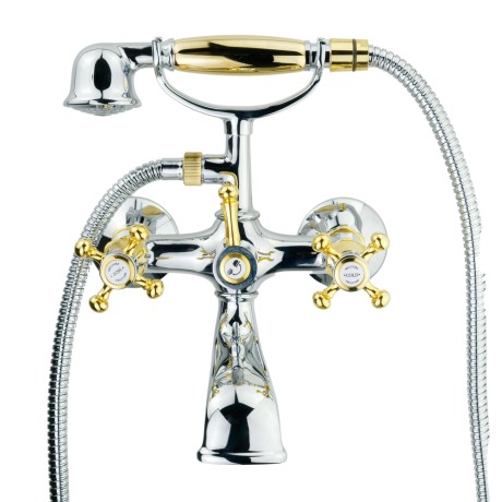 LADY См-ль д/ванны внешний, хром/золото